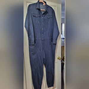 Women’s Dark Blue Denim Jumpsuit